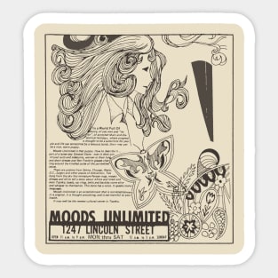 Moods Unlimited Ad Sticker